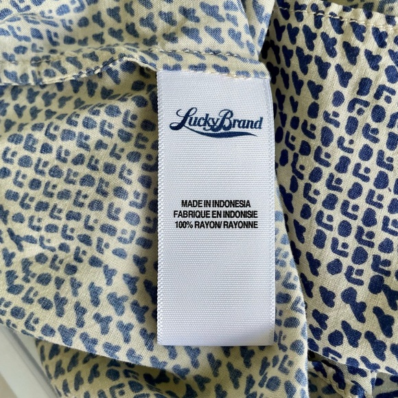 Lucky Brand rayon tank blouse Size XS NWOT! - Picture 8 of 12